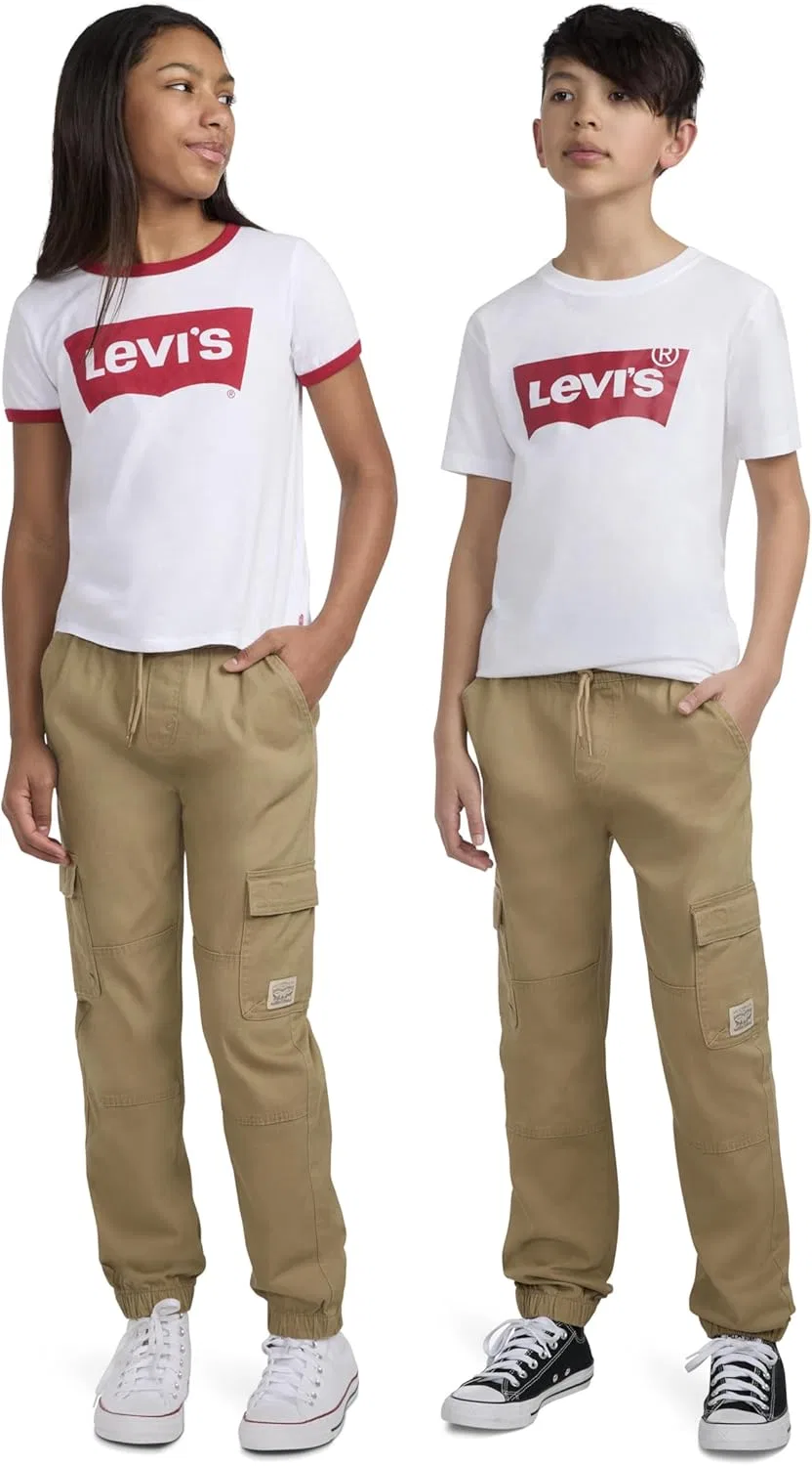 Детские брюки-джоггеры унисекс Levi's Cargo, Harvest Gold — фото 2