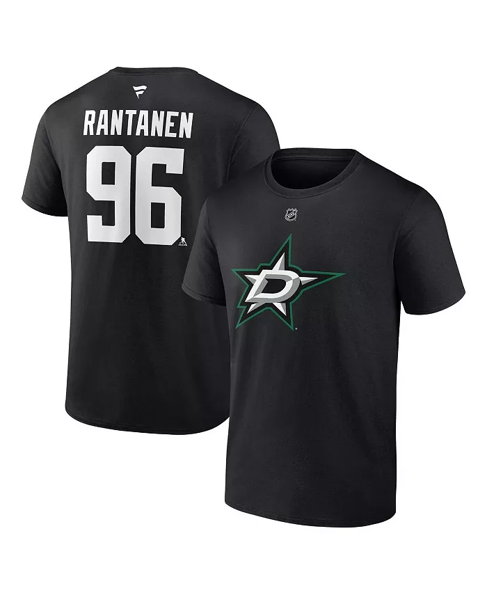 

Мужская футболка Mikko Rantanen Black Dallas Stars Authentic Stack Name Number Fanatics
