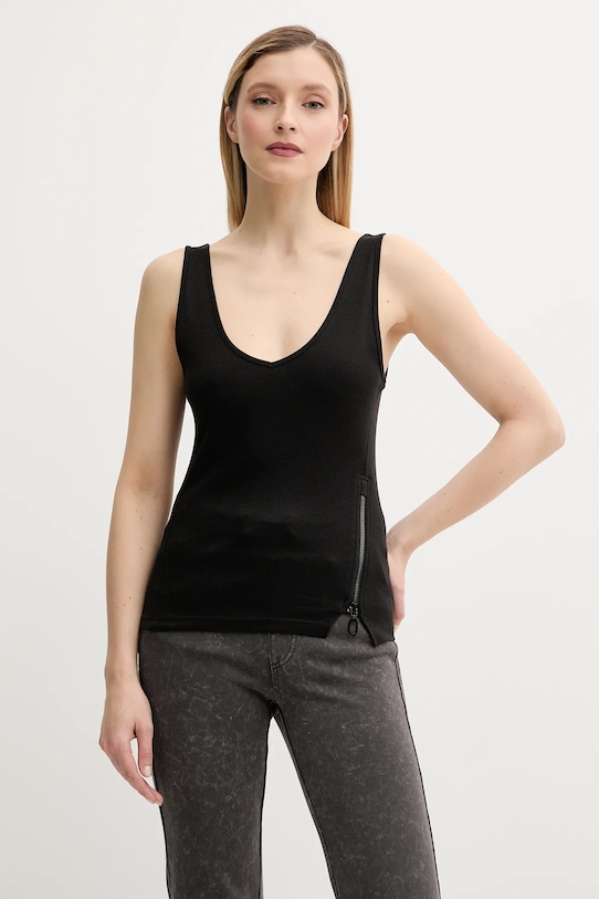 

Хлопковая майка G-Star, черный