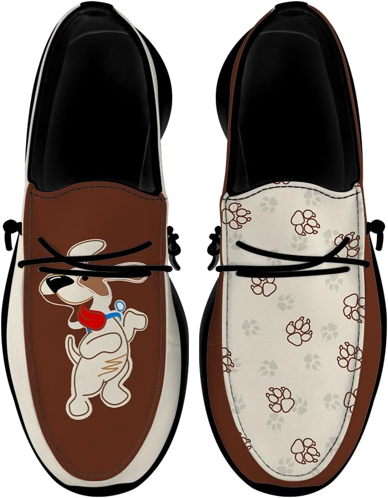 

Лоферы Quorax для женщин и мужчин, слипоны, забавные подарки для женщин и мужчин, коричневый