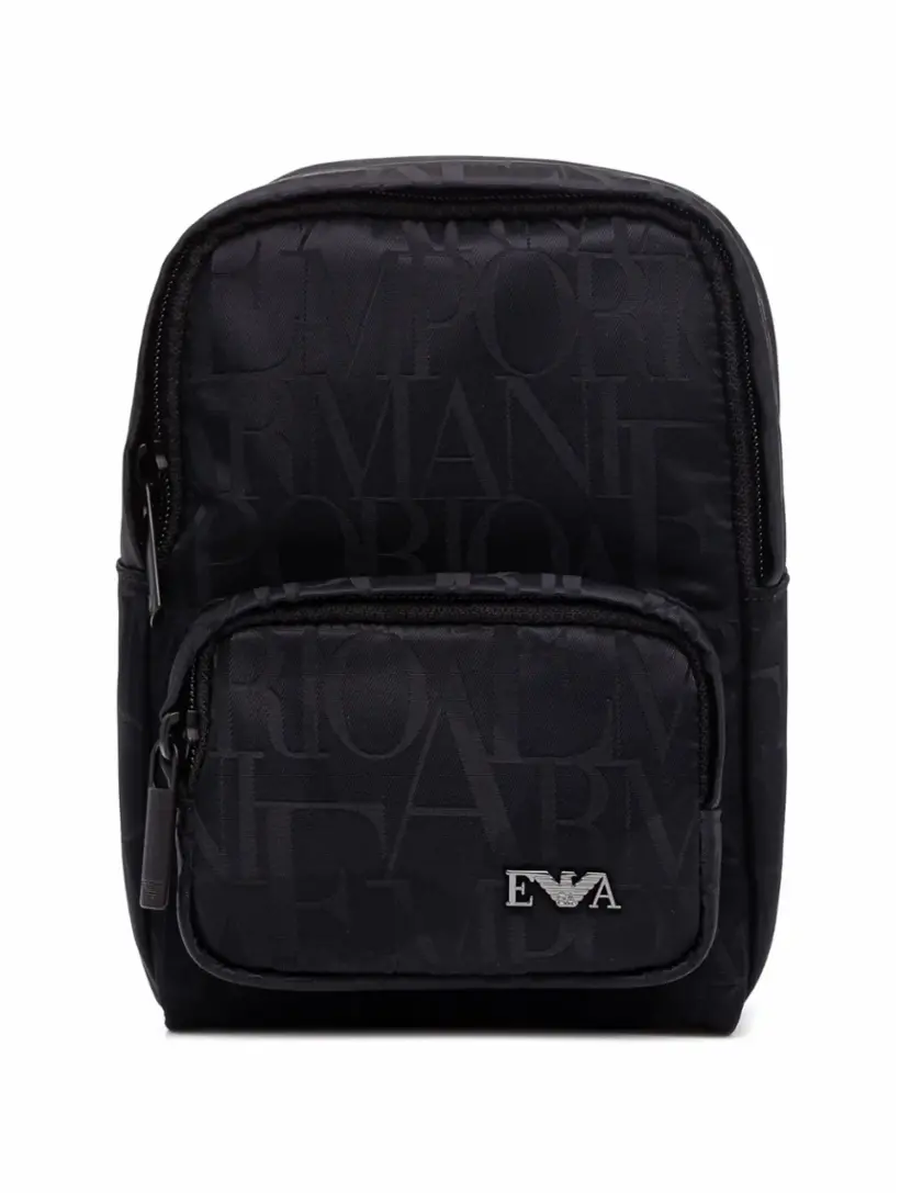 

Сумка через плечо с монограммой EMPORIO ARMANI, тёмно-синий