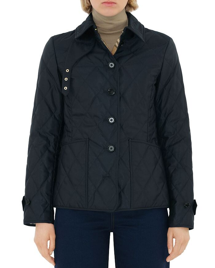 

Стеганая куртка Fernleigh Burberry, синий