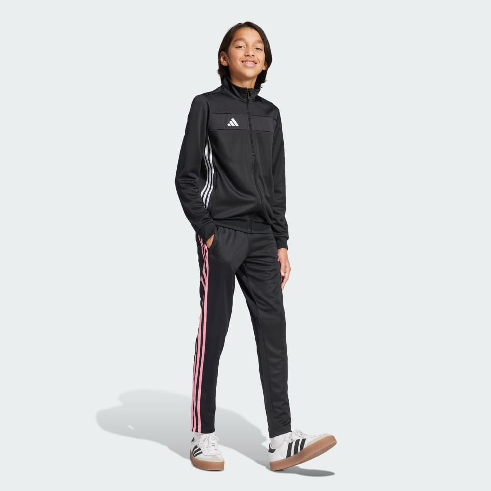 Спортивные брюки Adidas Tiro 25 Essentials Training Pants Kids, цвет Black/Easy Pink — фото 3