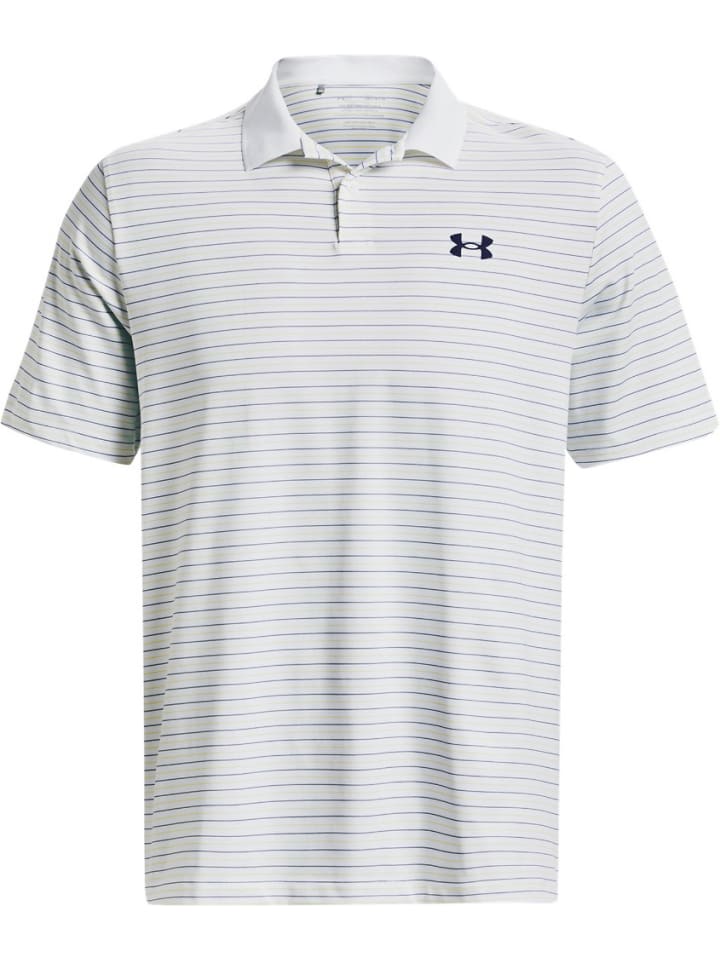 

Футболка поло Ua Matchplay Stripe Polo Under Armour, белый