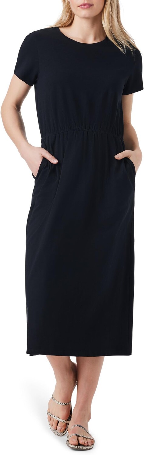 

Платье NIC+ZOE SS Side Slit Midi Dress, цвет Black Onyx