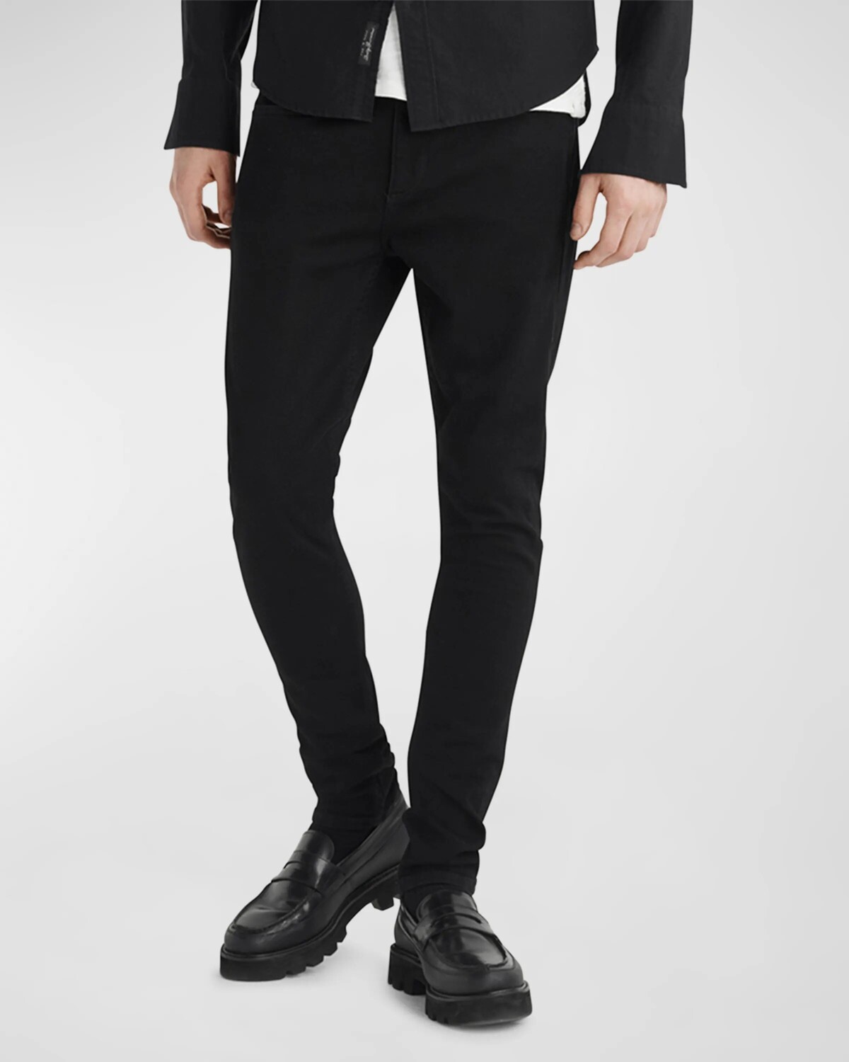 

Мужские джинсы скинни Fit 1 Rag & Bone, цвет Black