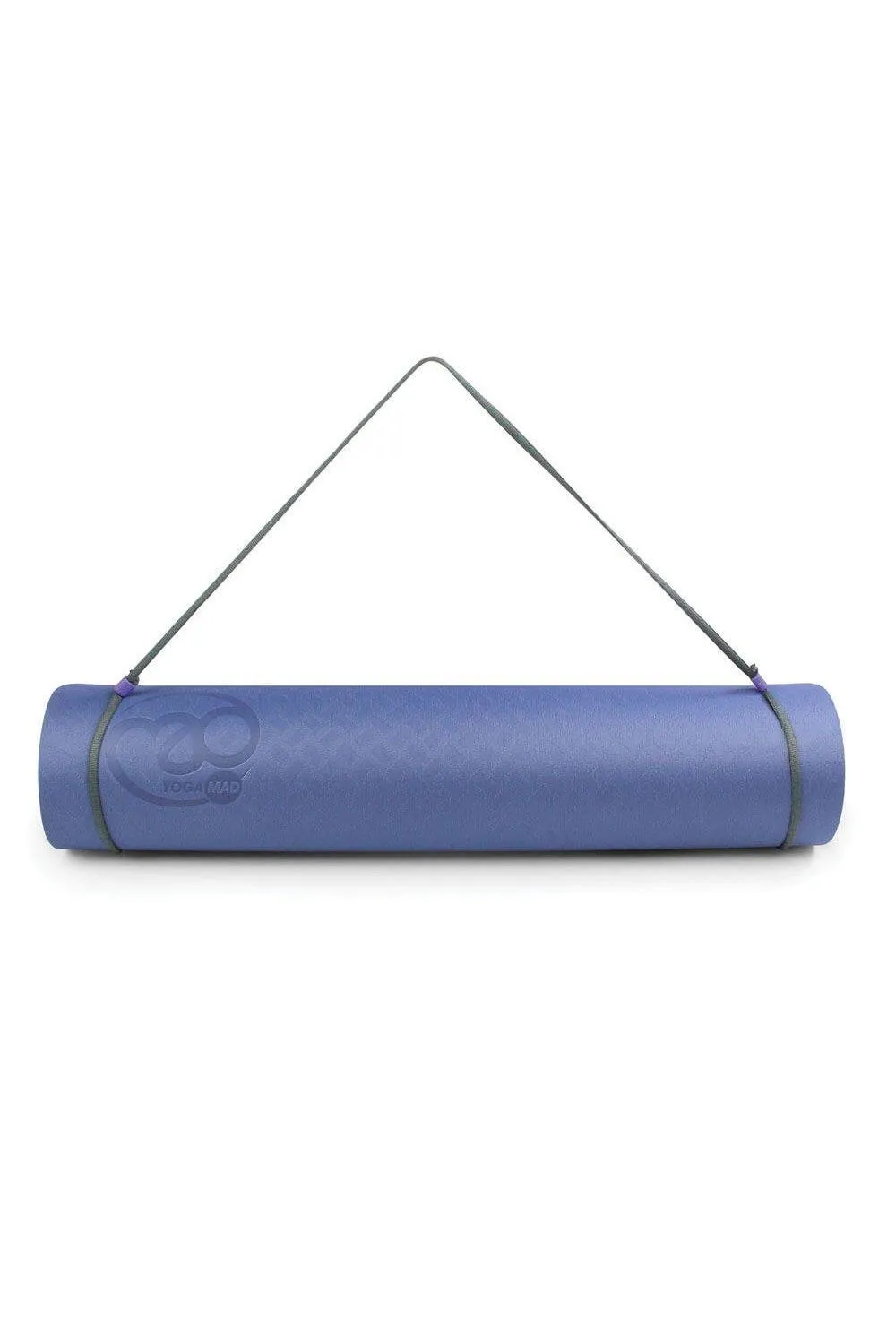 

Коврик для йоги «Эволюция» Yoga-Mad, синий