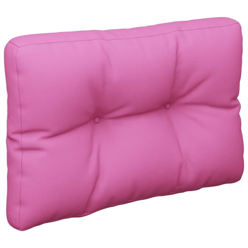 

VidaXL Подушка Паллет Розовая, 60x40x12 см, ткань, розовый