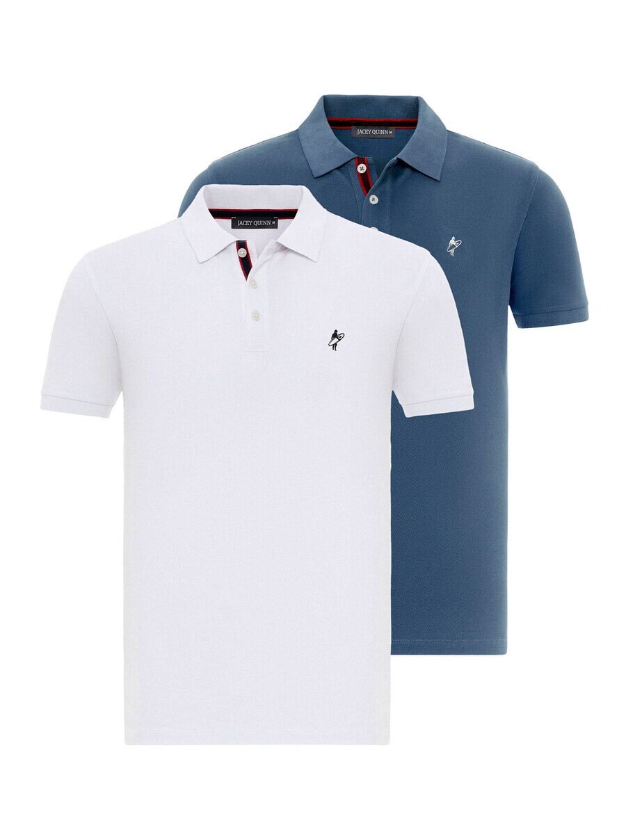 

Рубашка поло Jacey Quinn Shirt, цвет blue/white