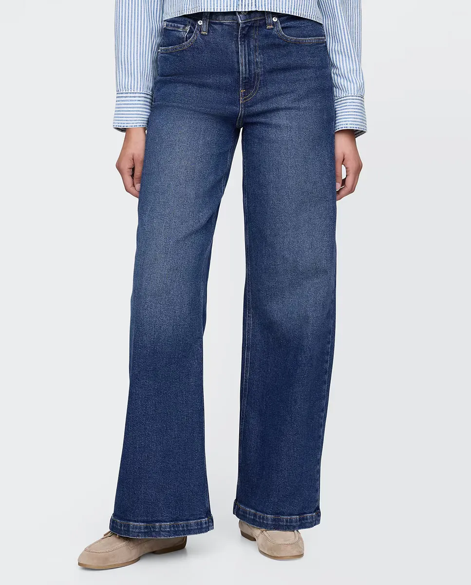 

Женские свободные широкие джинсы Gap, синий