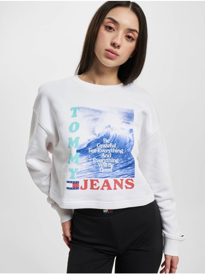 

Толстовка Tommy Hilfiger Rundhalsausschnitt, белый
