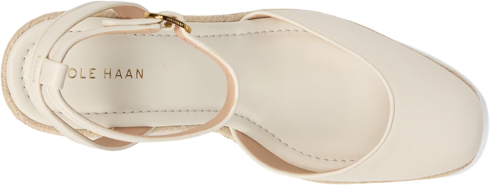Сандалии Cole Haan Cloudfeel Kyra Espadrille Wedges, цвет Ivory Leather — фото 2