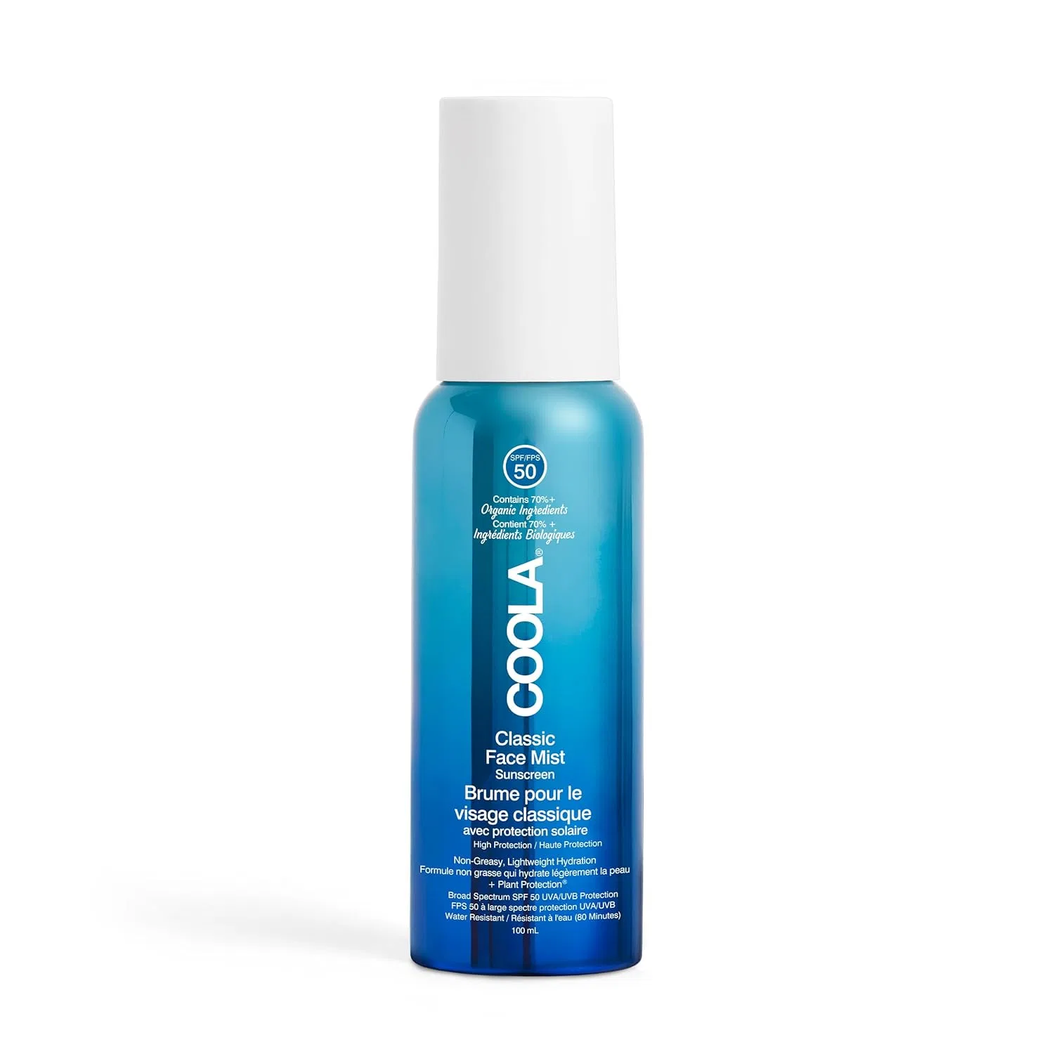 Солнцезащитный спрей для лица «Classic Face Sunscreen Mist» SPF 50 от COOLA Coola