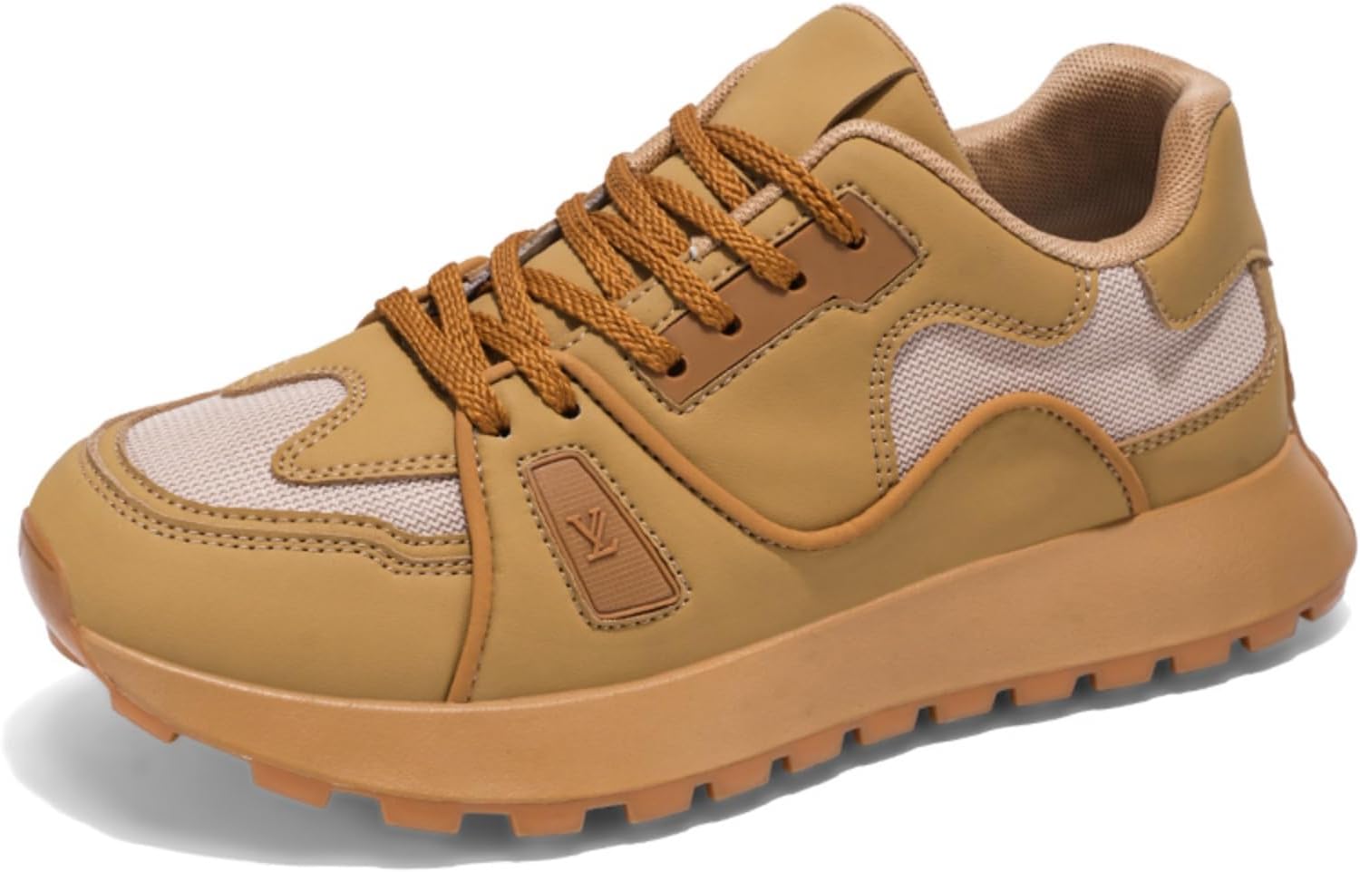 

Мужские удобные повседневные кроссовки для скейтбординга и прогулок, модная мужская спортивная обувь, подходит для ходьбы, тенниса, бега и других видов спорта, стильная и универсальная Aokisx, хаки