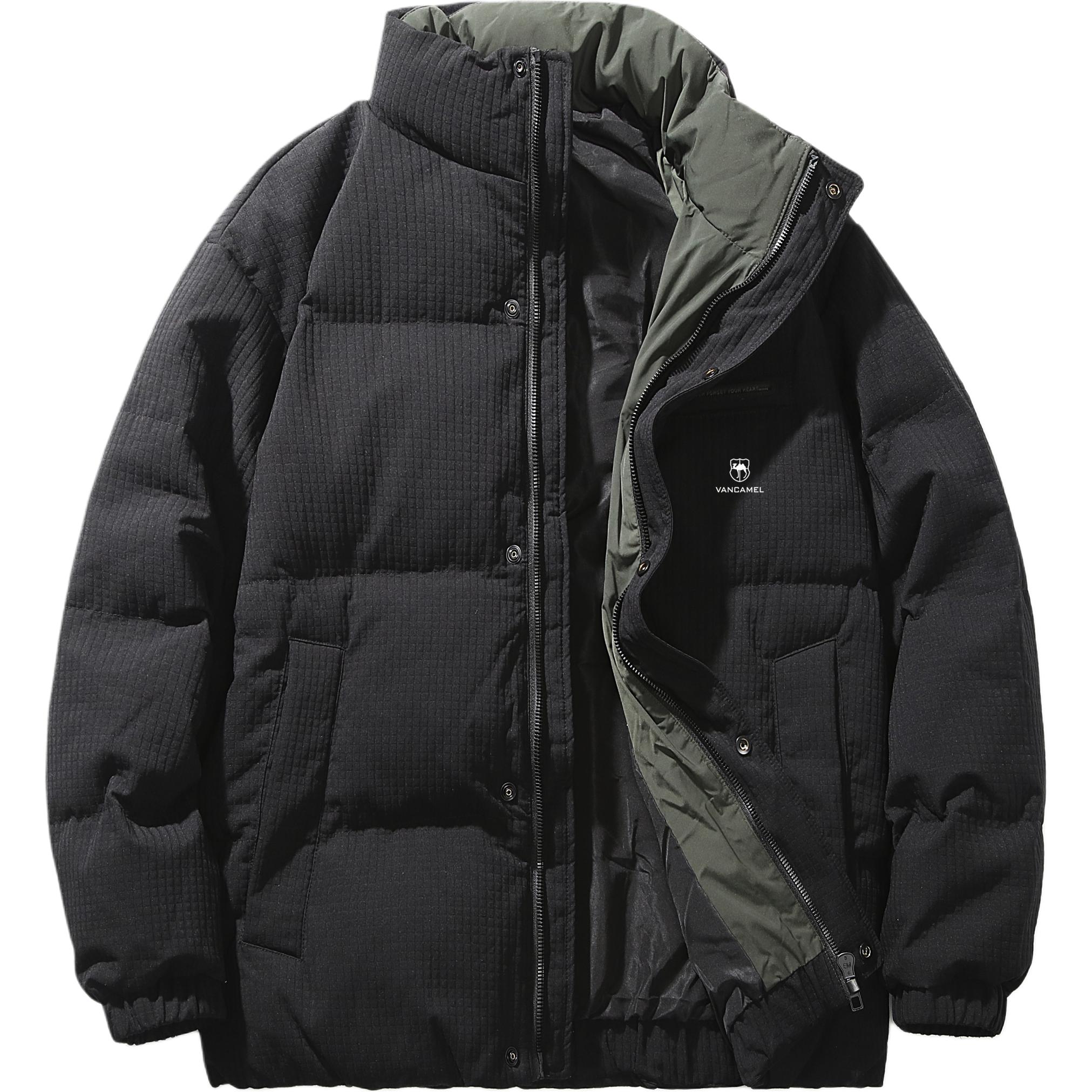 

Пуховик Unisex Stand Collar Thickened Others VanCamel, черный