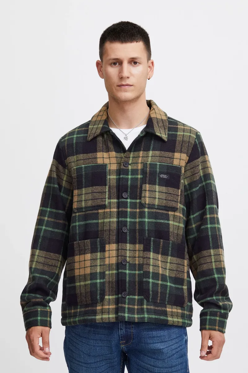 

Куртка смесовая короткая "BLEND BHOuterwear", без капюшона, цвет Deep Forest