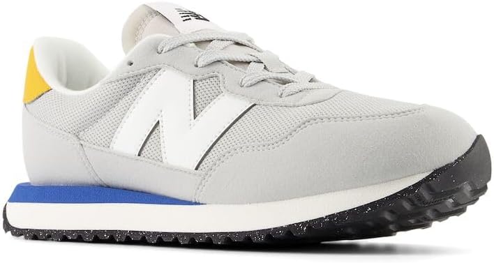 Кроссовки New Balance Kids 237 V1 на шнуровке, голубой — фото 4