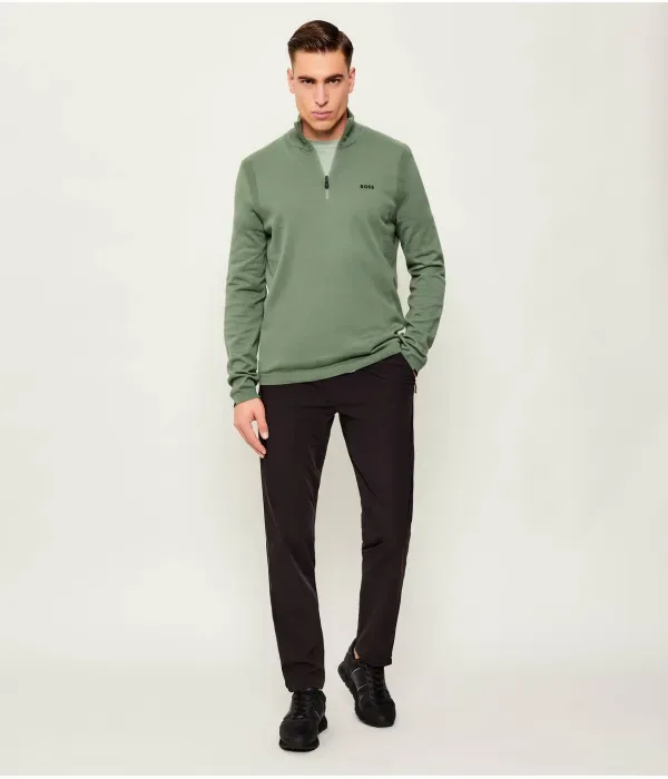 Свитер K_Ever-X QZ regular fit Boss Green, зеленый — фото 2