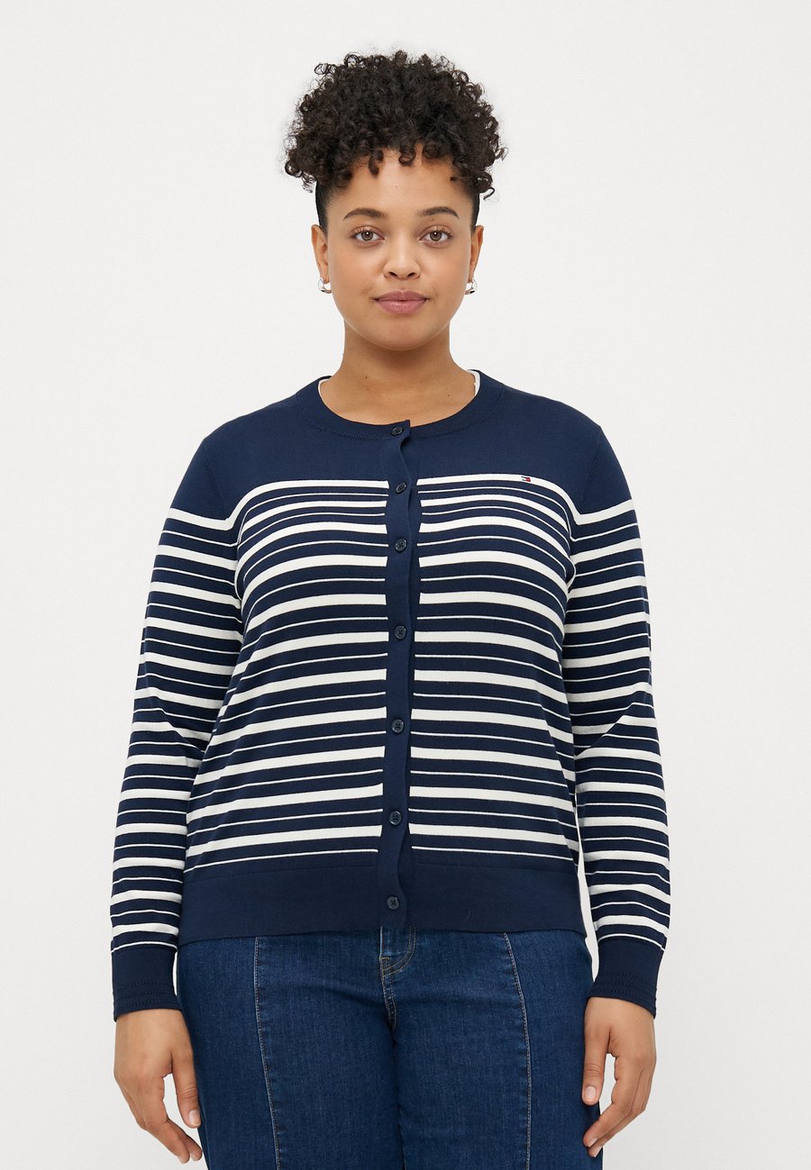 

Кардиган Tommy Hilfiger Curve Cardigan, Dark Night Navy/Calico/Dark Blue