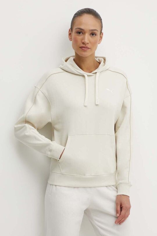 

Хлопковая толстовка Puma, бежевый