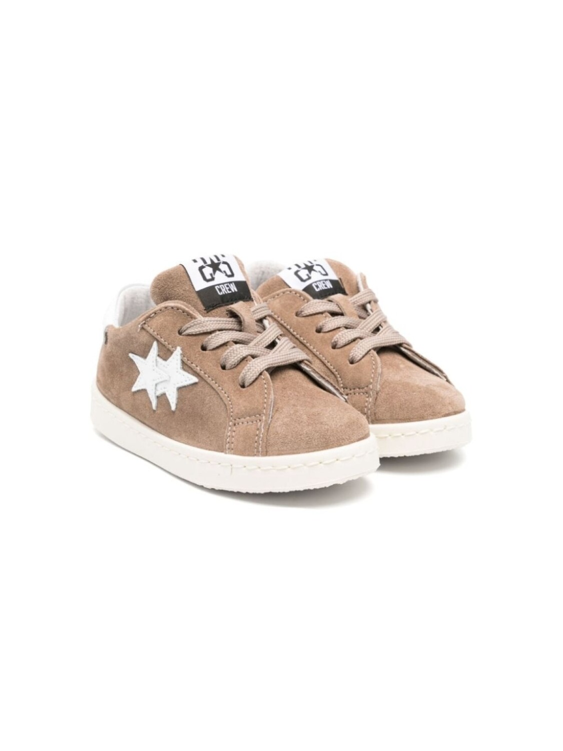 

2 Star Kids кроссовки на шнуровке, коричневый