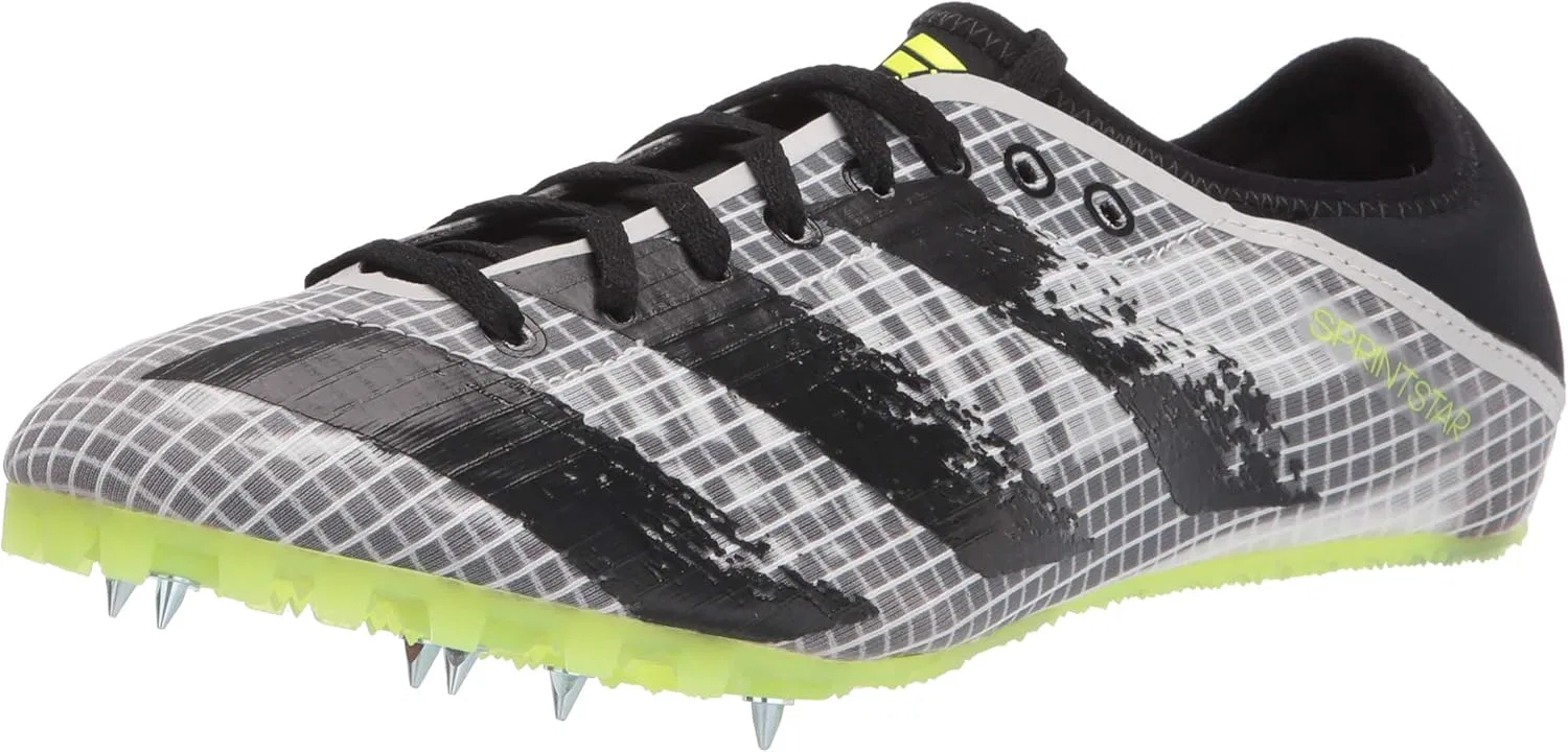 Мужские кроссовки Adidas Sprintstar Low (не для футбола), белый/черный/желтый