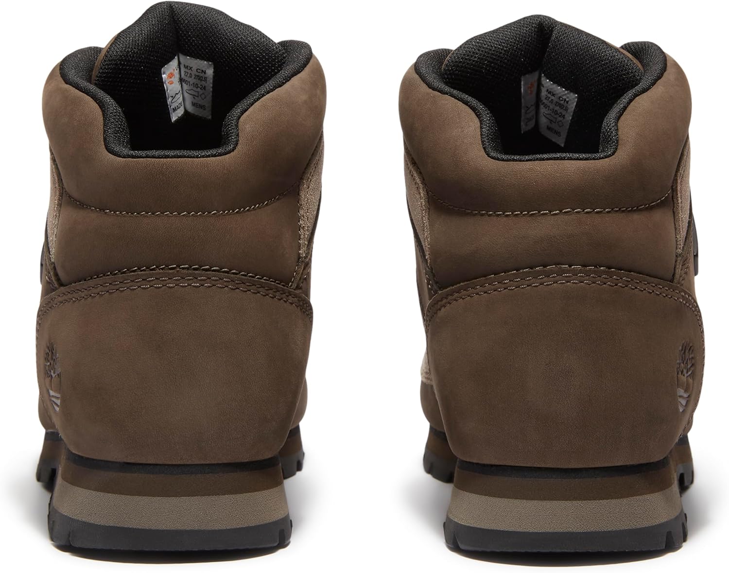 Timberland мужские ботинки Euro Sprint Mid на шнуровке, Medium Brown/Dark Brown — фото 3