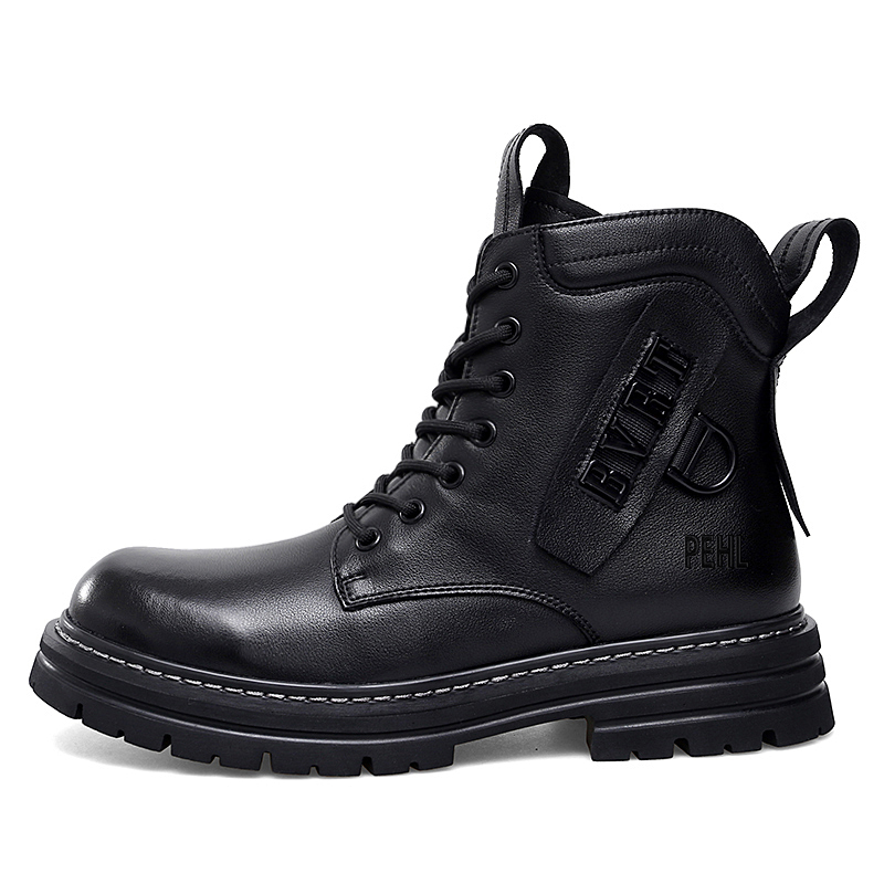 

Короткие мужские ботинки Martin 3 см PEHL, Black