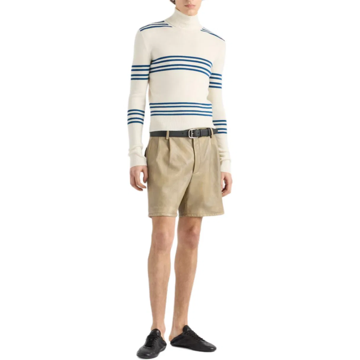 Свитер водолазка Natural White PRADA — фото 3