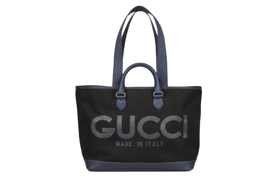 

GUCCI Хлопковая холщовая сумка-шоппер