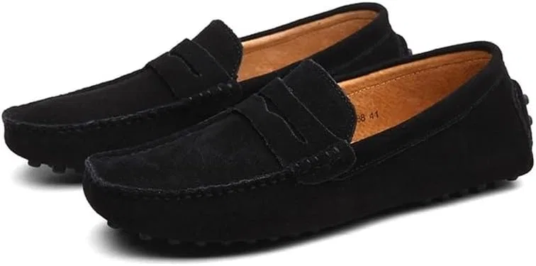Лоферы мужские, легкие, Boat Shoes, черный TEDALIHAO