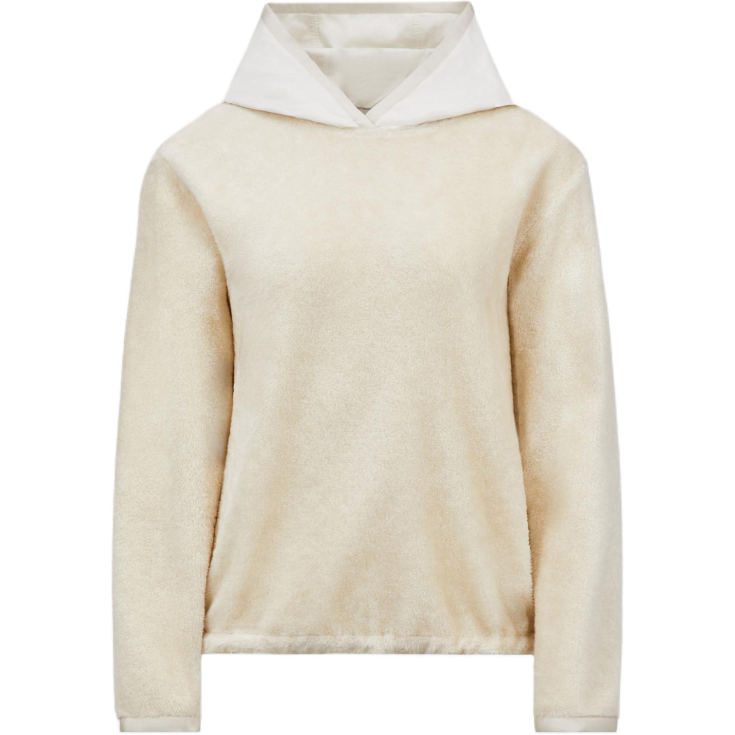 

Моноклер Белый худи с логотипом на вставке