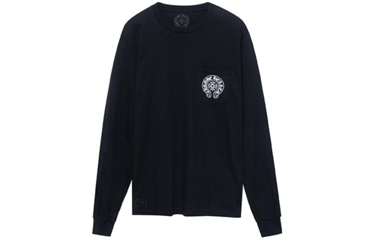 Майами эксклюзивная длинная футболка Chrome Hearts, черная — фото 3
