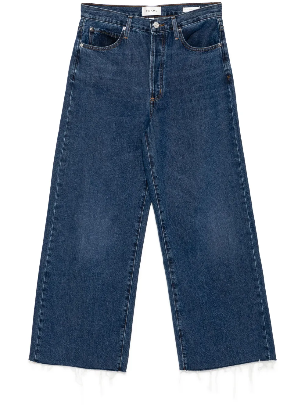 

Широкие джинсы Le Low Baggy FRAME, синий