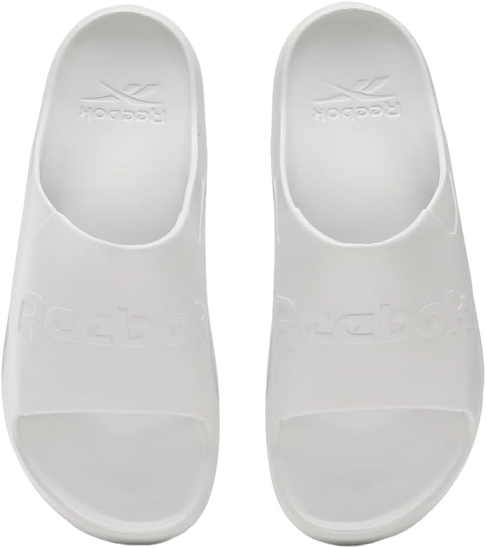 Унисекс-взрослые шлепанцы Reebok Clean Slide, серый — фото 3