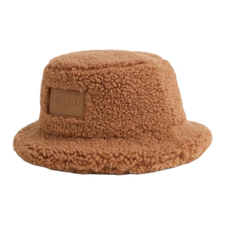 

COACH Хлопковая вельветовая панама унисекс коричневого цвета, Brown