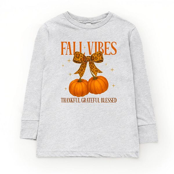 

Футболка с длинным рукавом Coquette thankful grateful blessed The Juniper Shop, Heather Grey