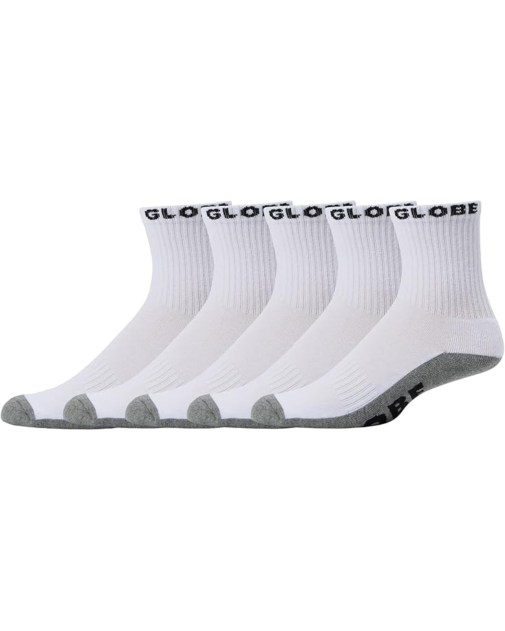 

Носки Globe Quarter Sock, цвет White/Grey