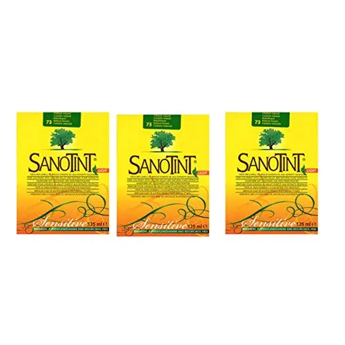 Стойкая краска для волос «Sensitive Colour 73 Natural Brown» от SANOTINT Sanotint