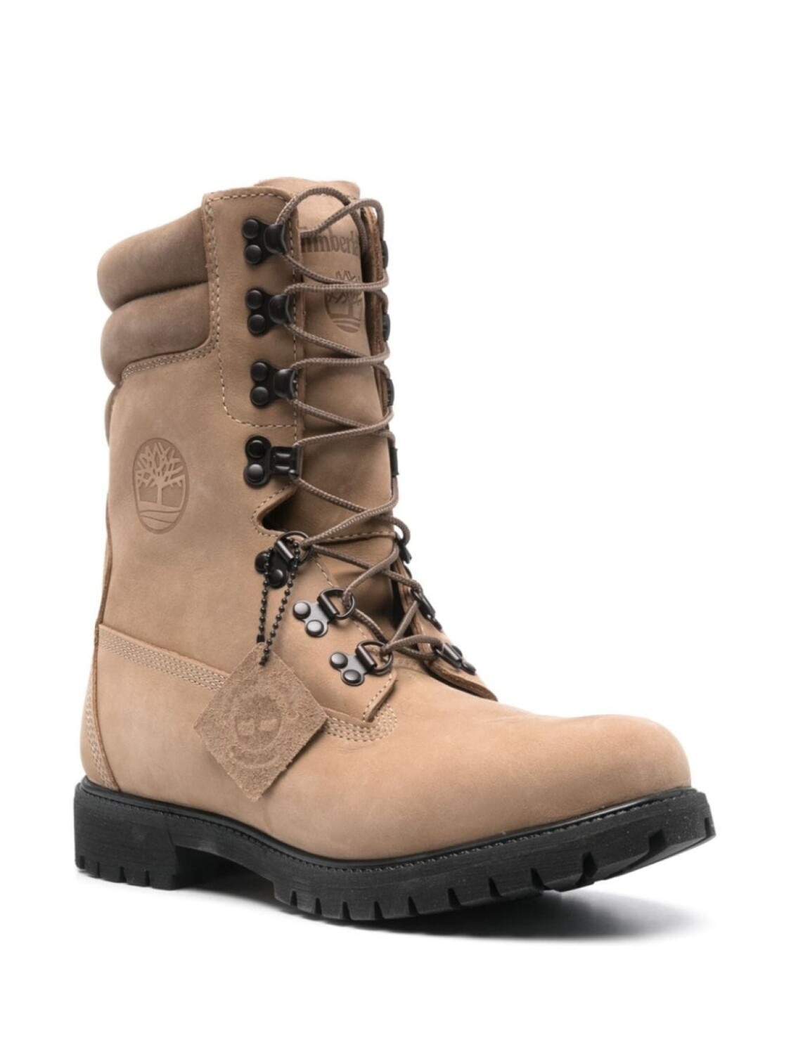 Ботинки мужские Timberland Premium Tall высокие водонепроницаемые, серый — фото 2