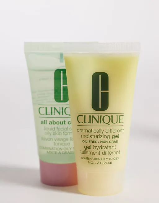 Мини-набор Clinique Healthy Skin Routine Тип кожи: комбинированная, жирная — фото 2
