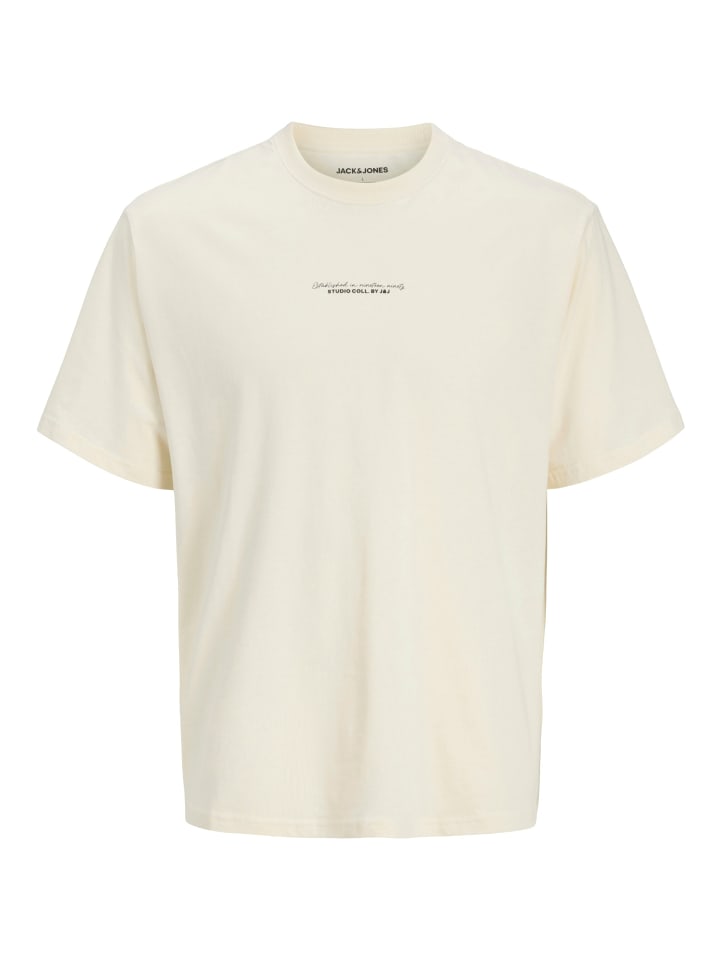 

Футболка Рикки кремово-белого цвета Jack & Jones