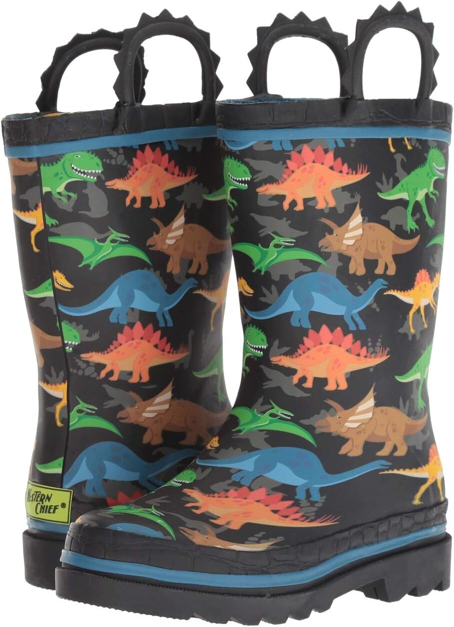 

Ботинки Western Chief Limited Edition Printed Rain Boots, цвет Dino World Black