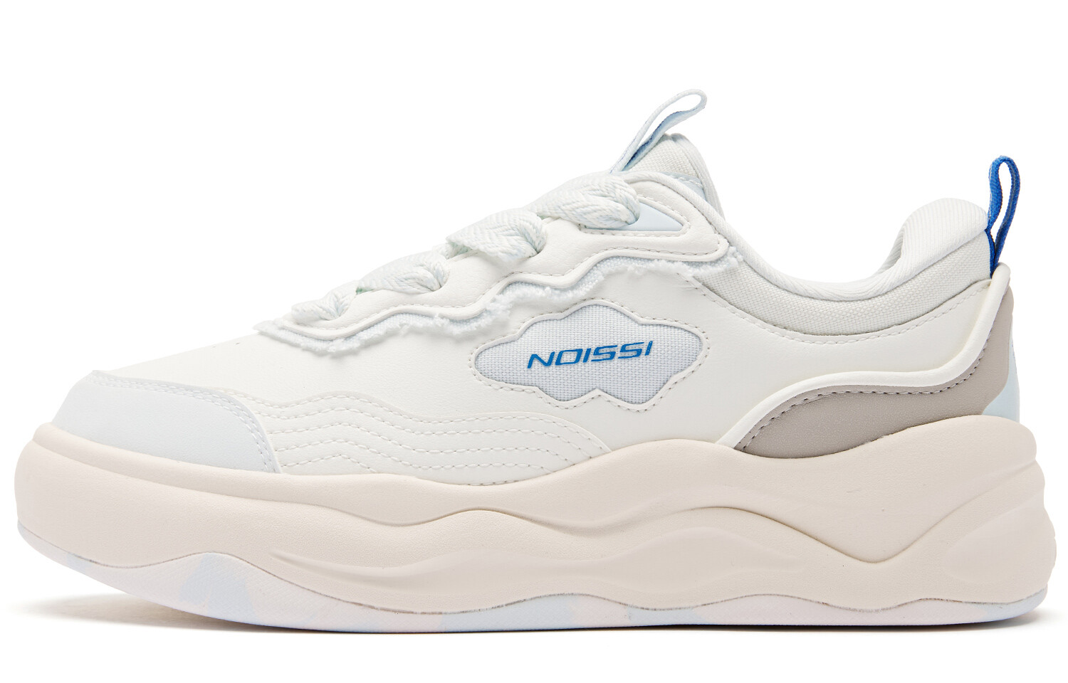 

Кроссовки QIAODAN Skateboarding Shoes Women's Low-top White/Blue, белый/синий