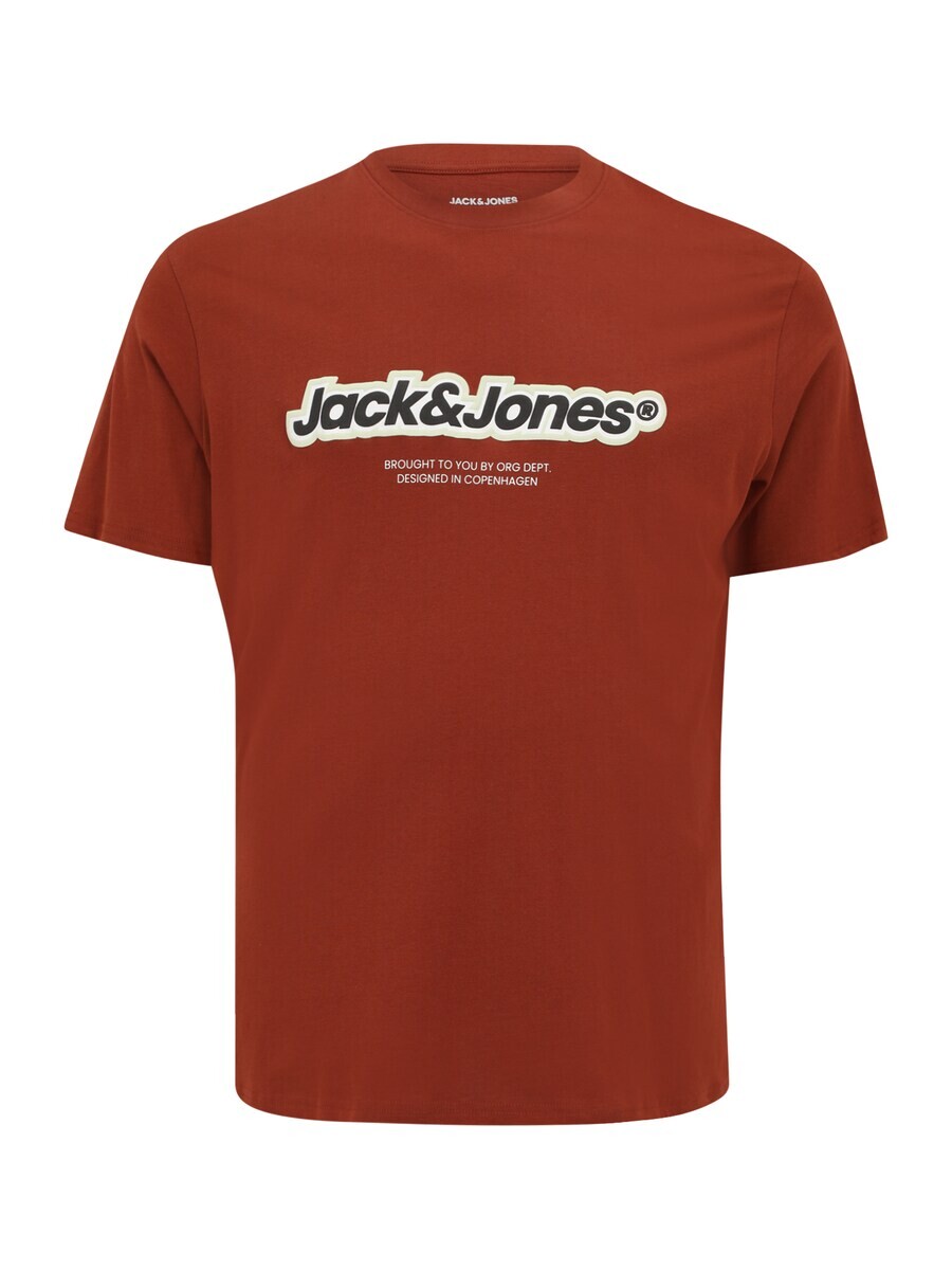 

Классическая футболка Jack & Jones Plus Shirt JORVESTERBRO NEWTON, цвет auburn