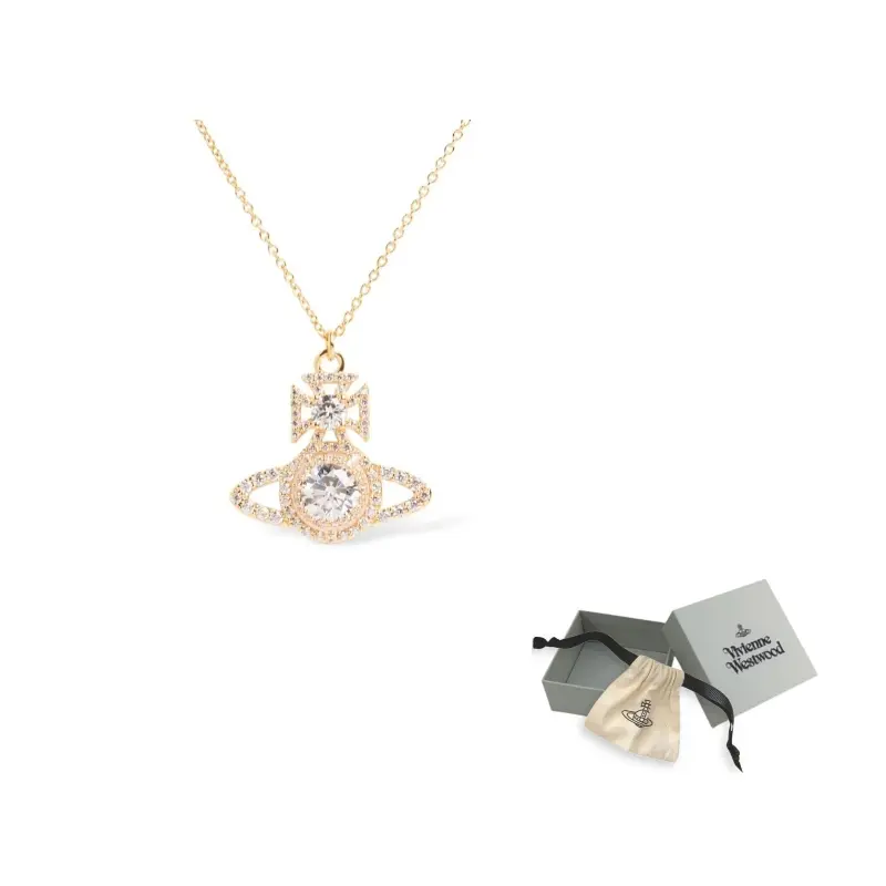 

Vivienne Westwood Кристальные ожерелья для женщин Gold