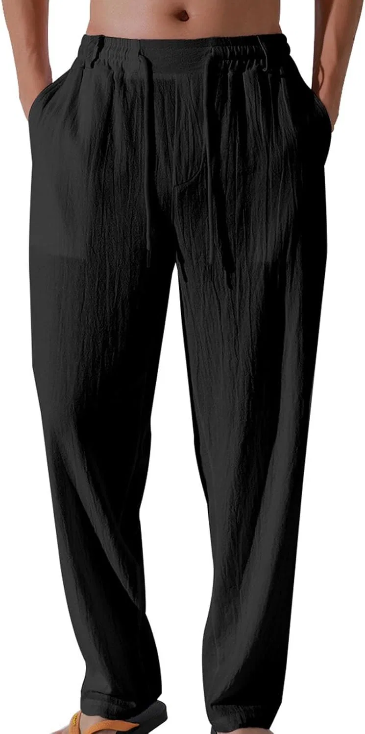 Мужские спортивные брюки с карманами, Black