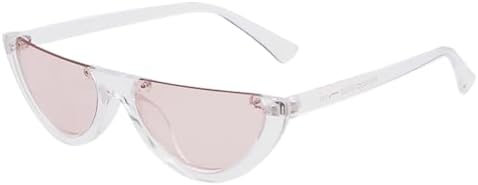 

Стильные солнцезащитные очки небольшого размера в полуободковой оправе для женщин, модные солнцезащитные очки в винтажном стиле, защита от ультрафиолета UV400 MTZJH, C8