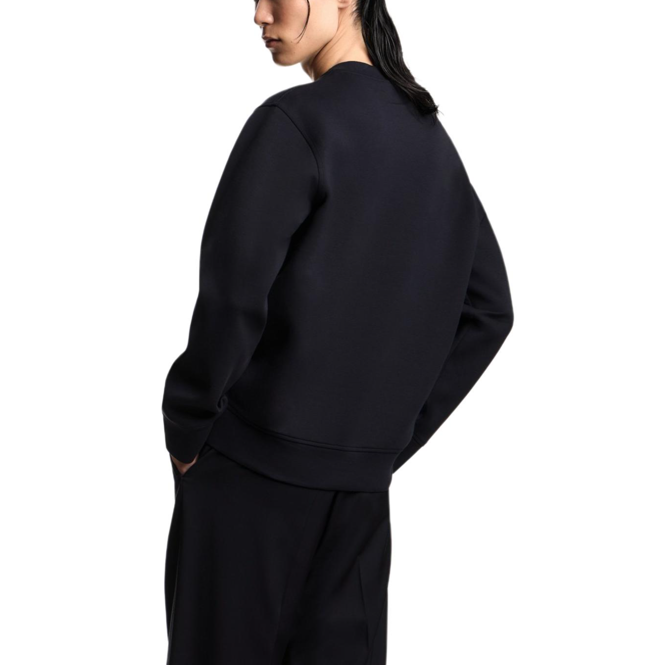 Толстовка SS26 мужская EMPORIO ARMANI, marine синий — фото 4