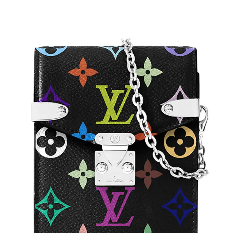 LOUIS VUITTON Чехол для телефона Takashi Murakami Metis черный разноцветный — фото 3